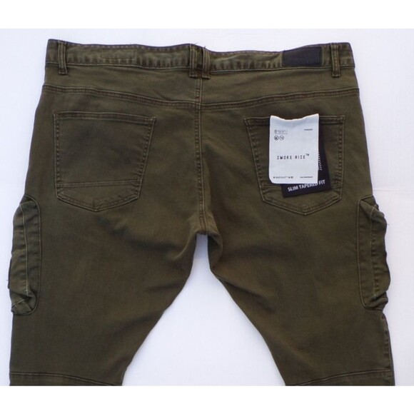 Smoke Rise JP21739 Slim Tapered Fit Cargo Utility Jeans 44x31.5"L  NWT! - Picture 5 of 5